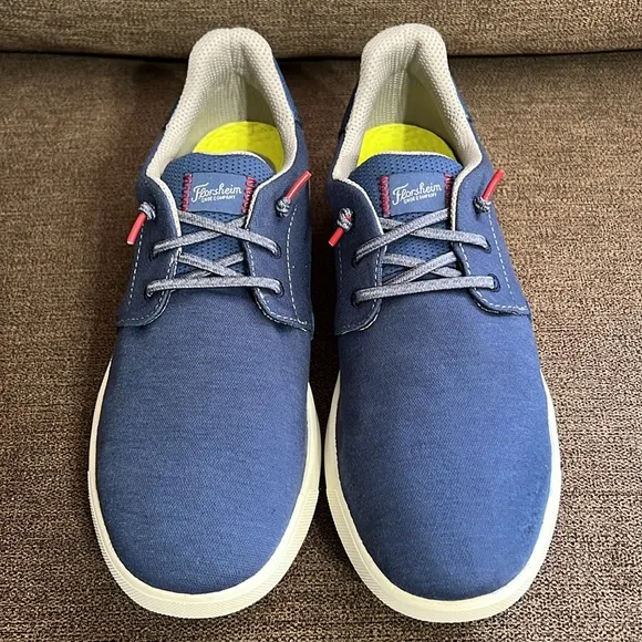 New Florsheim Crossover Canvas Elastic Lace Slip-On Sneaker Men’s size 10M Navy