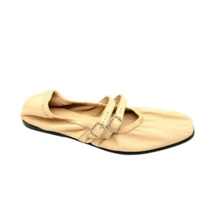 NEW Free People Gemini Ballet Flats Womens 9 Beige Coastal Grandma Fairy Casual