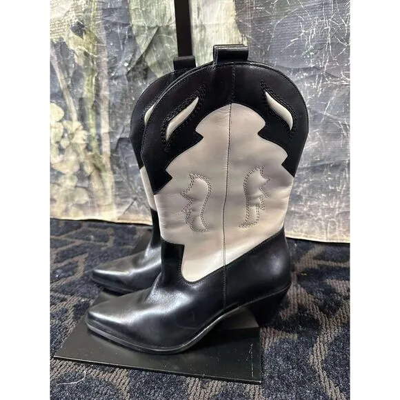 New Free People Twin Flames Western Boots Size 11