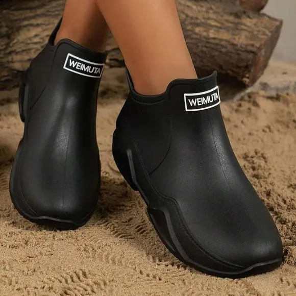 NEW GENERIC WATER SHOES FOR WOMEN OUTDOOR SLIP DURABLE COUPLE RAIN BOOTS WOMEN S