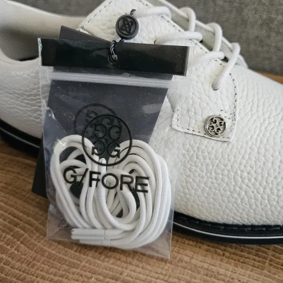 NEW G/FORE Gallivanter White Leather Golf Shoes Women Size 8.5