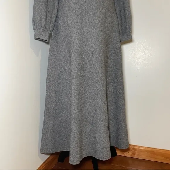 NEW! Hill House- The Maude Dress Heather Gray Size Medium Maxi Boatneck