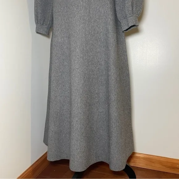NEW! Hill House- The Maude Dress Heather Gray Size Medium Maxi Boatneck