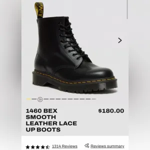 NEW in Box! | Dr. Martens 1460 Bex Smooth Leather Lace-Up Boots