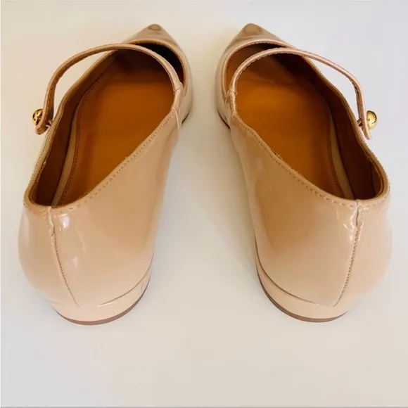 NEW J. Crew Factory Mary Jane Pointy-Toe Flats Pink Blush