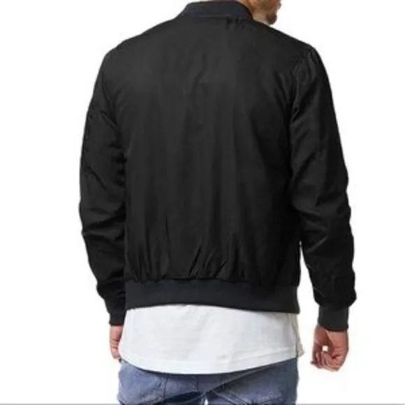 New Lightweight Bomber Jackets Outerwear Full Zip Up