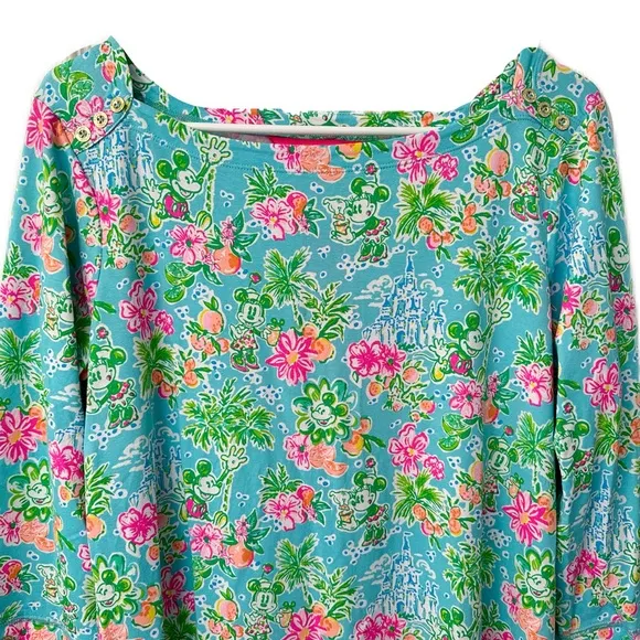 NEW Lilly Pulitzer Disney Size Large Parks Sophie Dress UPF Mickey Minnie Mouse