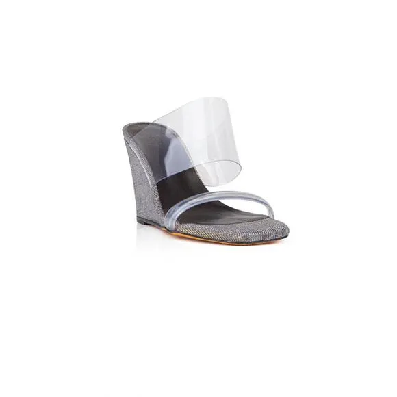NEW MARYAM NASSIR ZADEH women's olympia wedge heel in argonian