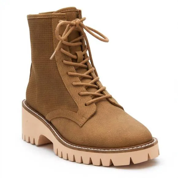 NEW MATISSE coconuts miss me combat boots in tan