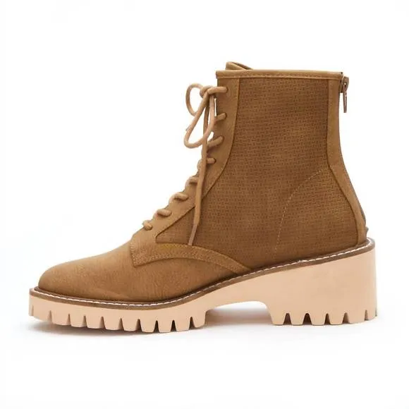 NEW MATISSE coconuts miss me combat boots in tan