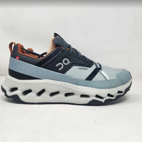 New men's 10 ON Cloudhorizon WP waterproof hiking shoes Lead / Mineral sneakers