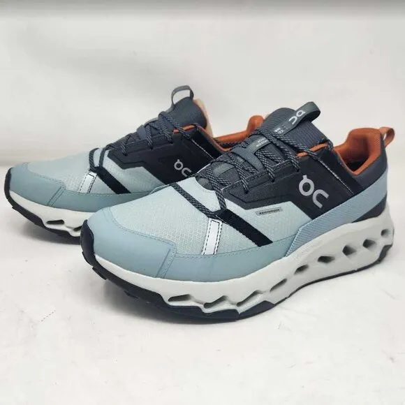 New men's 10 ON Cloudhorizon WP waterproof hiking shoes Lead / Mineral sneakers