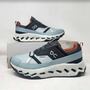 New men's 10 ON Cloudhorizon WP waterproof hiking shoes Lead / Mineral sneakers