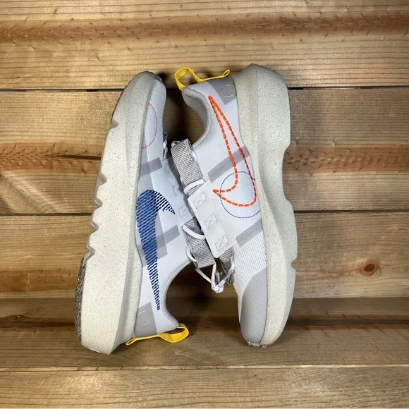 NEW Nike Crater Impact GS 6Y/Women’s 7.5 Grey Orange Game Royal Shoes DB3551-003