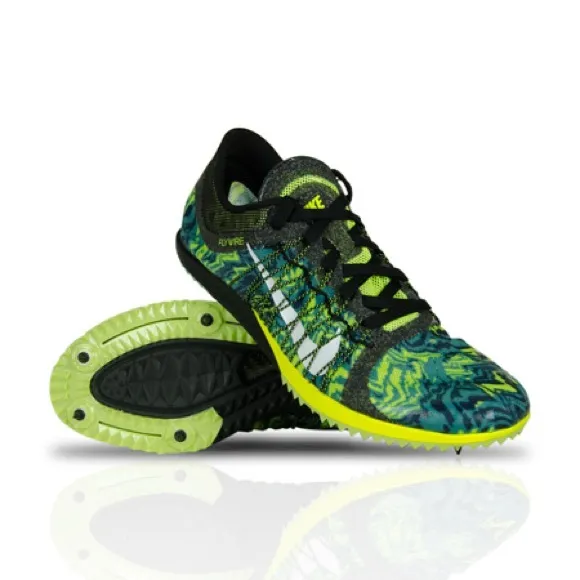New Nike Zoom Victory XC 3 Track Spikes Shoes Green Black Neon size 12