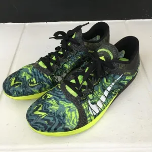 New Nike Zoom Victory XC 3 Track Spikes Shoes Green Black Neon size 12
