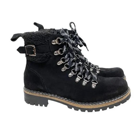 New! Pajar Paulina Lace Up Suede Boots