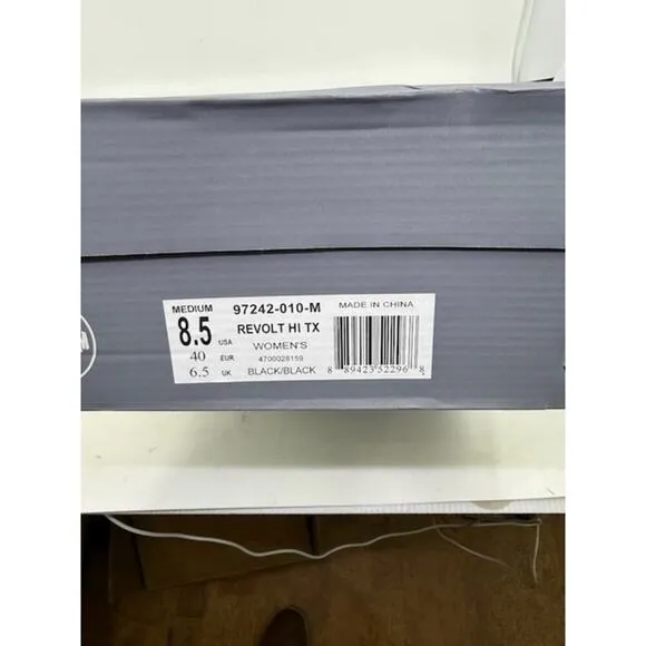 NEW Palladium Revolt Hi TX Lace Up Ankle Boot 97242-010-M Black Womens Size 8.5