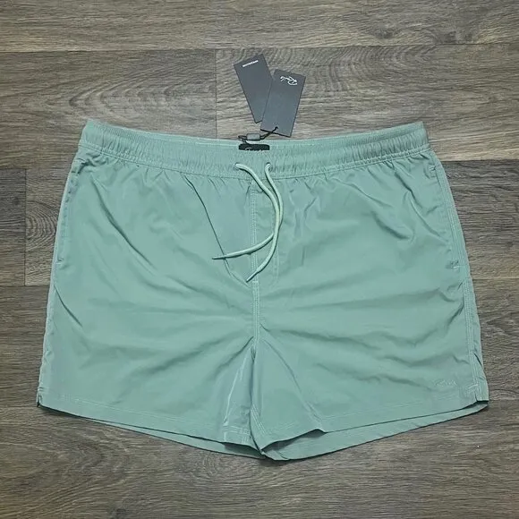 NEW Rails La Brea Swim Short Tea Leaf Size XL Men's Green Swim Trunks NWT