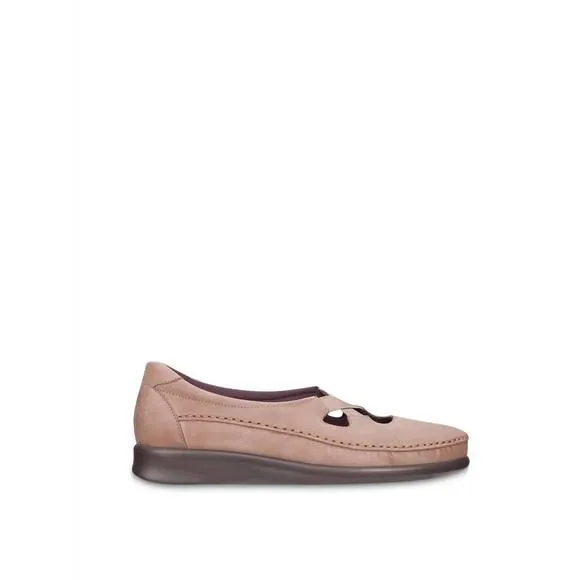 NEW SAS crissy slip on loafer - medium in praline