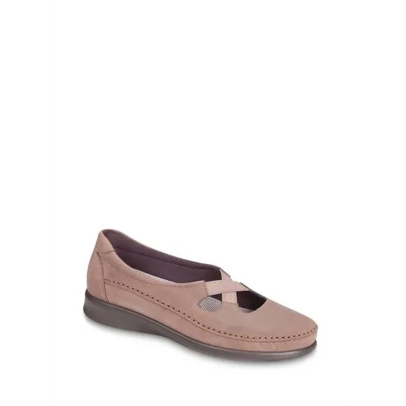 NEW SAS crissy slip on loafer - medium in praline