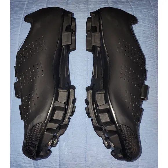 New Sidebike Unisex Nylon &quot;RIVAL&quot; Mountain Bike Cycling Shoes Black Size 41