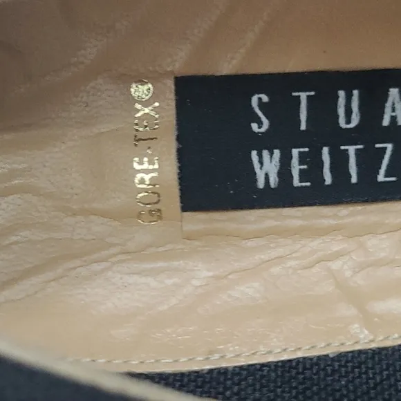 New Stuart Weitzman Tortoise Kiltie Oxford With Spikes Golf Shoes sz 6