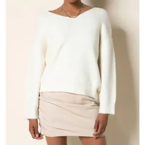 NEW TART COLLECTIONS leigh sweater in gardenia