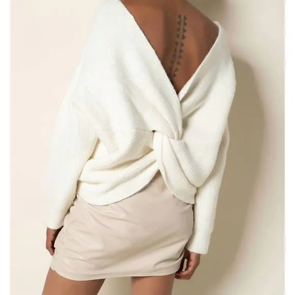 NEW TART COLLECTIONS leigh sweater in gardenia