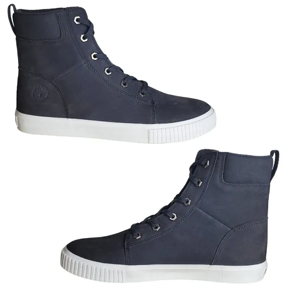 New Timberland skyla bay 6 in nubuck hi top sneakers boots dark gray womens