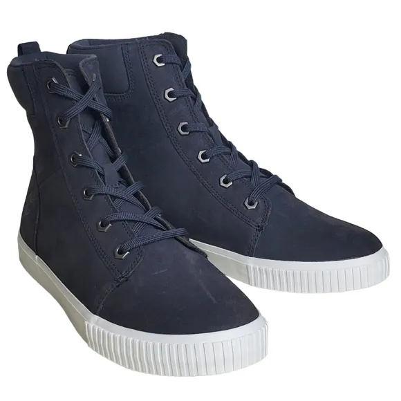 New Timberland skyla bay 6 in nubuck hi top sneakers boots dark gray womens