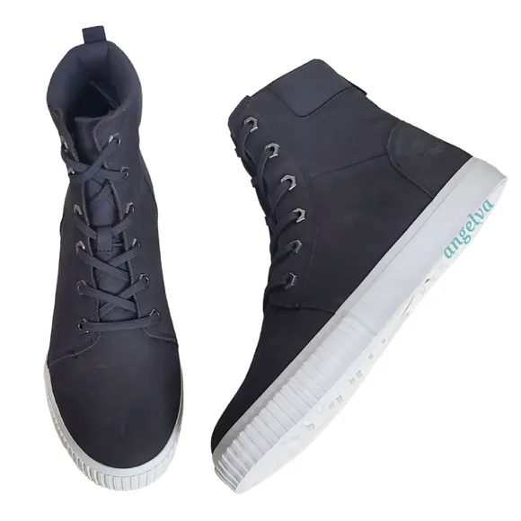 New Timberland skyla bay 6 in nubuck hi top sneakers boots dark gray womens