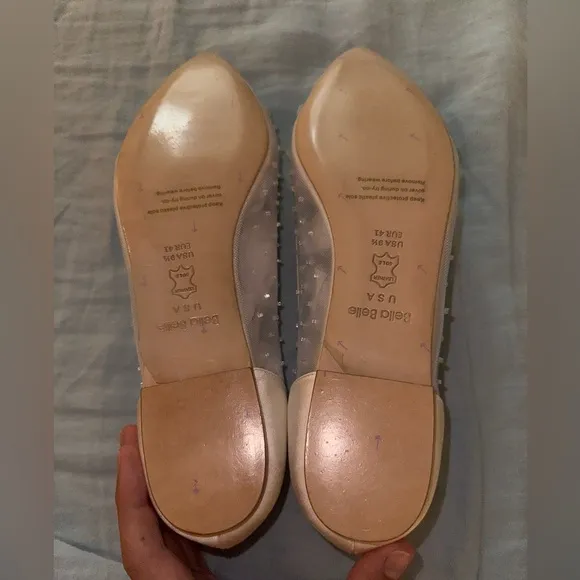 NEW UNWORN Bella Belle Adora Bridal Flat 9.5