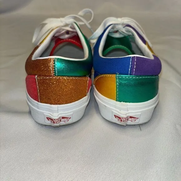 New VANS UA Era CLASSIC Pride Patchwork Mens‎ 5.5/ Womens 7 Shoes