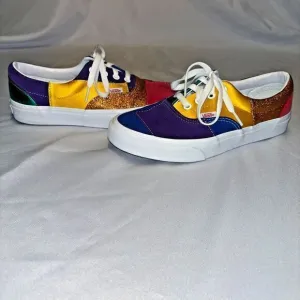 New VANS UA Era CLASSIC Pride Patchwork Mens‎ 5.5/ Womens 7 Shoes