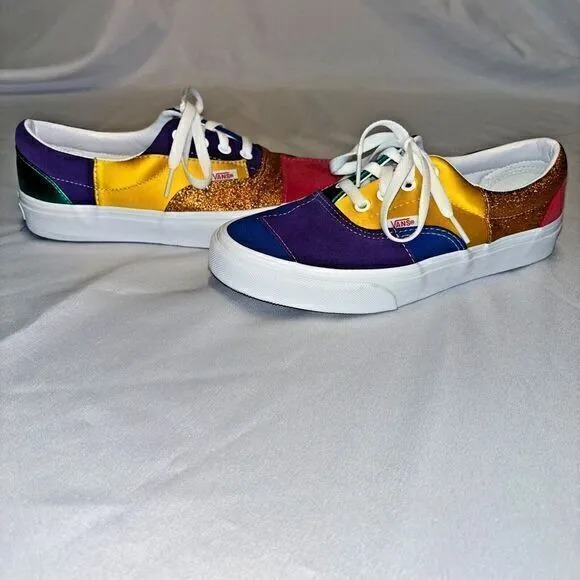 New VANS UA Era CLASSIC Pride Patchwork Mens‎ 5.5/ Womens 7 Shoes