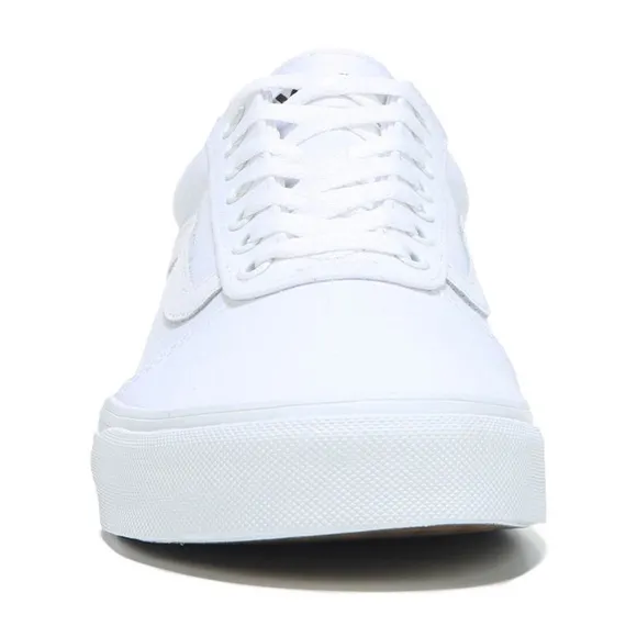 NEW Vans Ward Classic All White Men's Retro Low Top Skate Sneakers Size 12 NWT