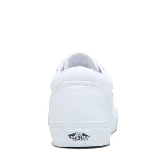 NEW Vans Ward Classic All White Men's Retro Low Top Skate Sneakers Size 12 NWT