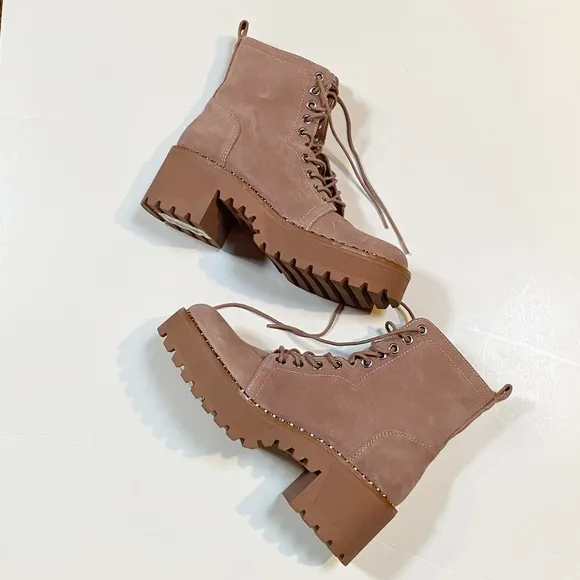 NEW Vince Camuto Mecale Combat Boots