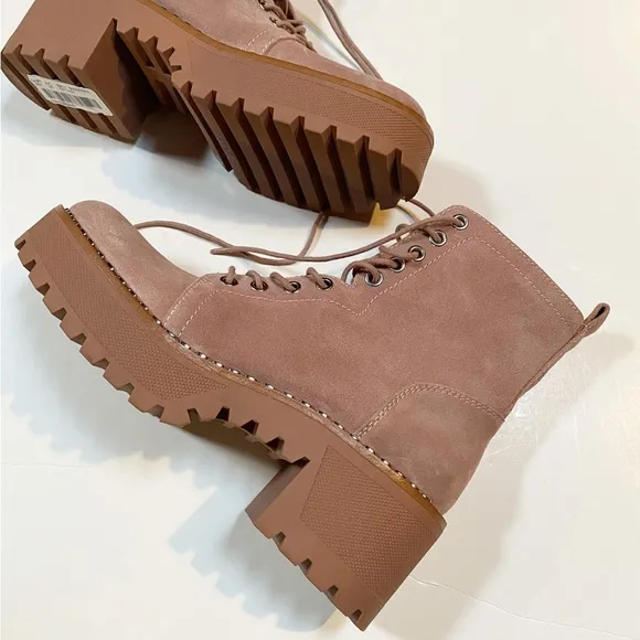 NEW Vince Camuto Mecale Combat Boots