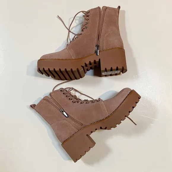 NEW Vince Camuto Mecale Combat Boots