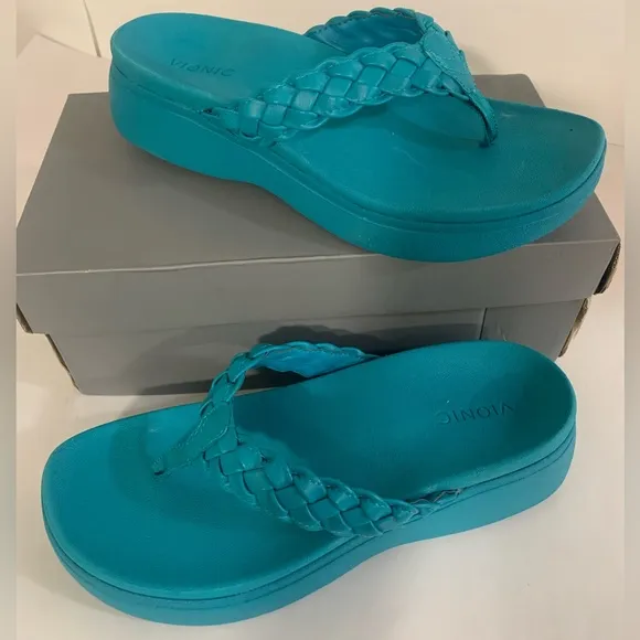 NEW VIONIC Women's Sunrise Kenji Toe Post Platform Sandal-Multiple sizes