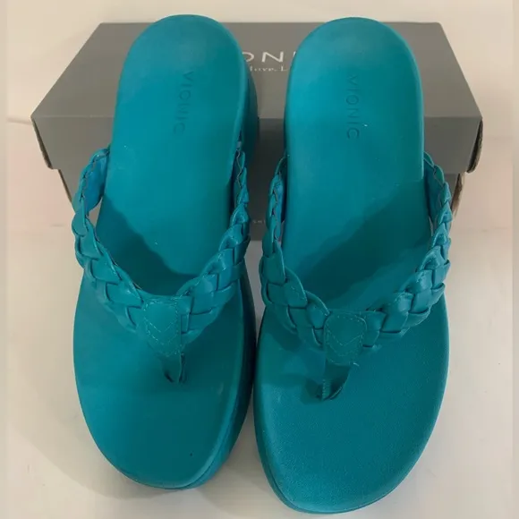 NEW VIONIC Women's Sunrise Kenji Toe Post Platform Sandal-Multiple sizes