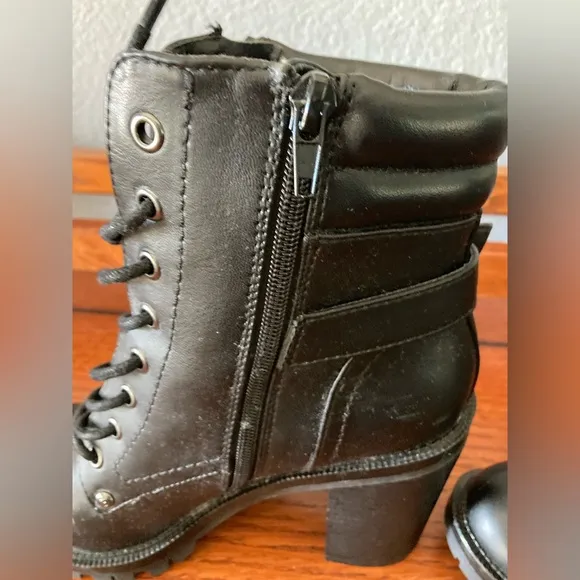 NEW WITHOUT BOX- G By Guess Jayden Combat Boots Size 8