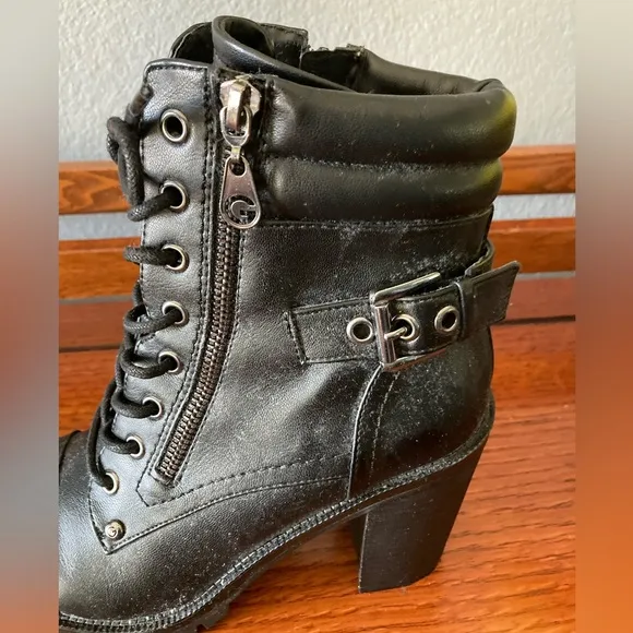 NEW WITHOUT BOX- G By Guess Jayden Combat Boots Size 8