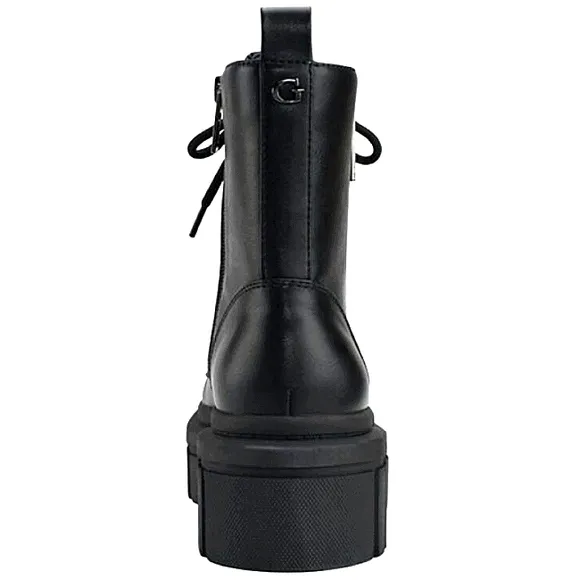 New w/o Box Guess Ferina Vegan Leather Lug Sole Lace-Up Combat Boots. size 10