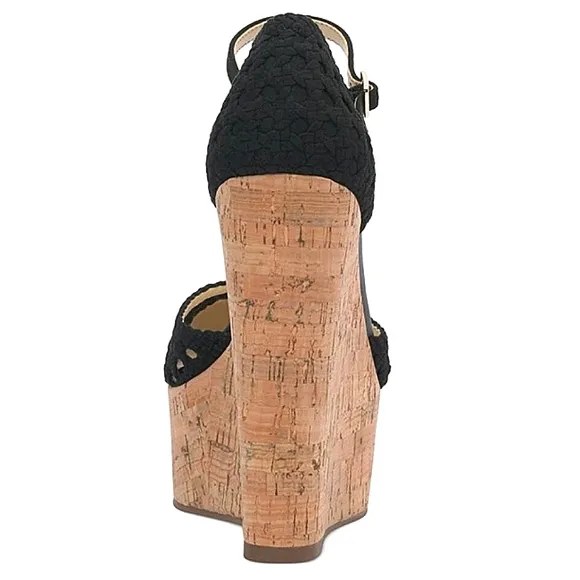 New w/o Box Jessica Simpson Marshela Ankle Strap Cork Wedge Platform Heel Size10