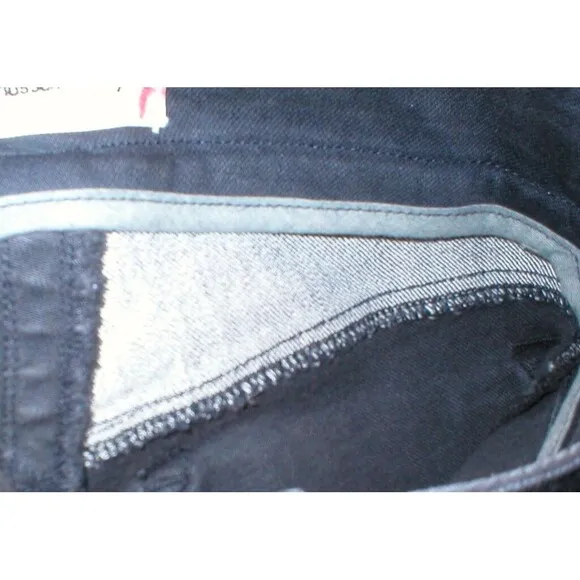 New Womens $230 J Brand Hussein Chalayan Jeans 25 X 33.5 Black Skinny Tall Leggi