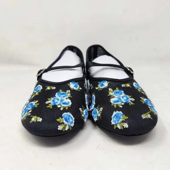 New women's EU 41 (US 10) For Love &amp; Lemons Evelyne embroidered ballet flats