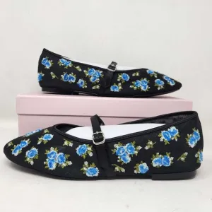 New women's EU 41 (US 10) For Love &amp; Lemons Evelyne embroidered ballet flats